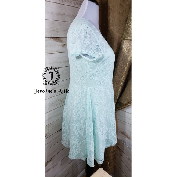 No Boundaries Mint Green Dress - Picture 4 of 5